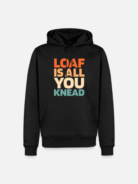 Sourdough bread - Men’s Premium Organic Hoodie - black