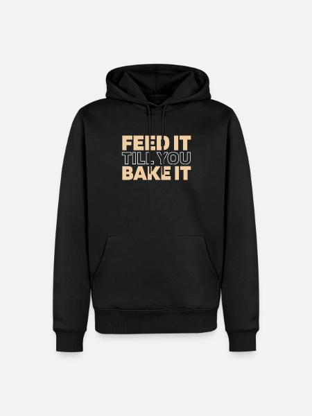 Sourdough bread - Men’s Premium Organic Hoodie - black