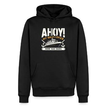 Kreuzfahrt Retired Retirement - Männer Premium Bio Hoodie - Schwarz - Vorne - Nico (187cm)