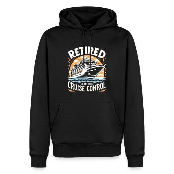 Retraite de Cruise - Sweat à capuche Premium bio Homme - noir - Devant - Nico (187cm)