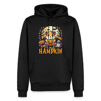 Lustiges Halloween-kostüm Für Hamsterliebhaber - Männer Premium Bio Hoodie - Schwarz - Vorne - Nico (187cm)