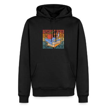 Erzieherin Kindergärtnerin Tagesmutter - Männer Premium Bio Hoodie - Schwarz - Vorne - Nico (187cm)