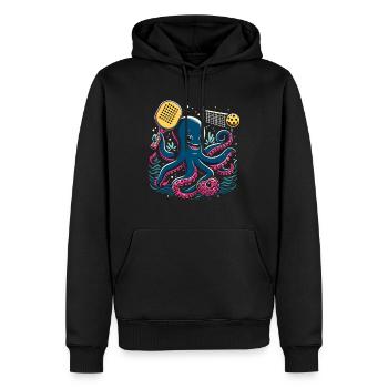 Pickleball-spieler Dink Sport Pickle Ball, Den Ich - Männer Premium Bio Hoodie - Schwarz - Vorne - Nico (187cm)