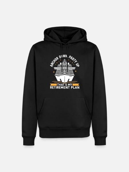 Retraite de Cruise - Sweat à capuche Premium bio Homme - noir