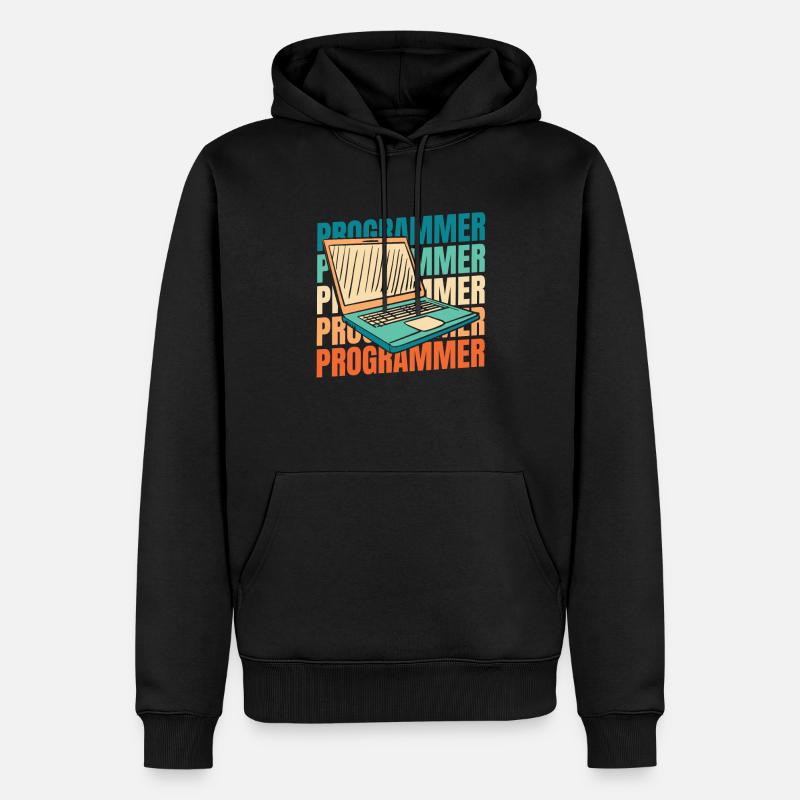 Développeur Codeur Programmeur - Sweat à capuche Premium bio Homme - noir