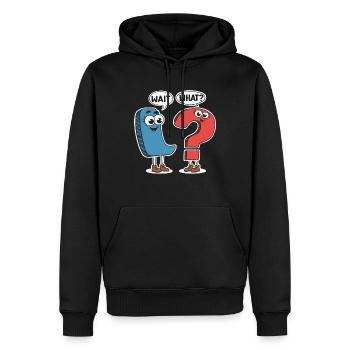 Grammatikpolizei Englischlehrer Rechtschreibung - Männer Premium Bio Hoodie - Schwarz - Vorne - Nico (187cm)