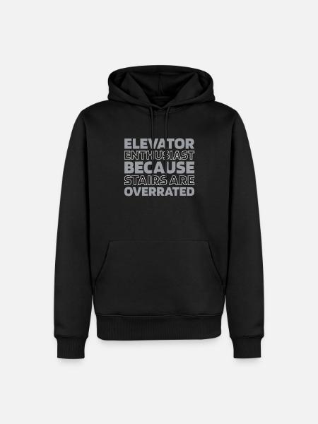 Elevator Elevator - Men’s Premium Organic Hoodie - black