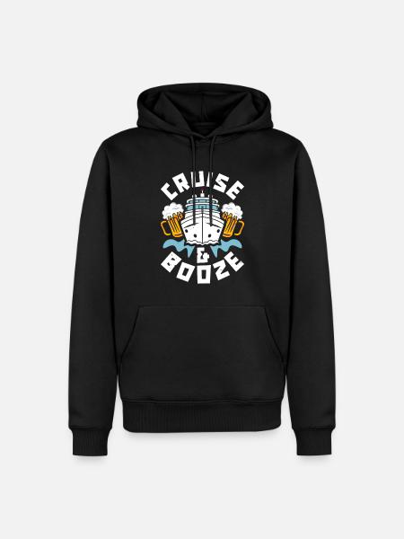 Croisière - Sweat à capuche Premium bio Homme - noir