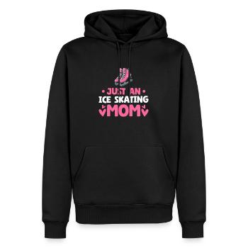 Schlittschuhlaufen Mutter - Männer Premium Bio Hoodie - Schwarz - Vorne - Nico (187cm)