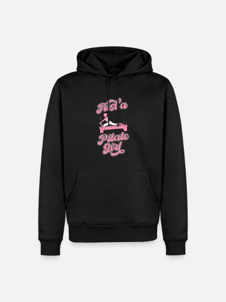 Pilates Just A Pilates Girl - Men’s Premium Organic Hoodie - black