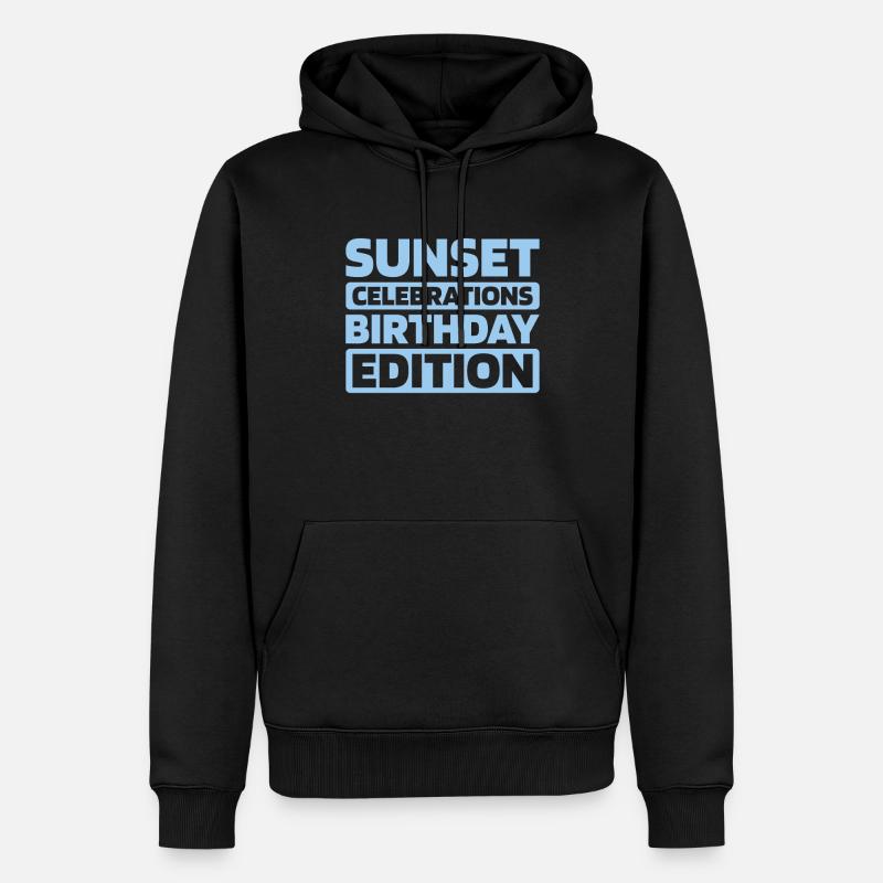 Croisière d’anniversaire à Kreuzfahrt - Sweat à capuche Premium bio Homme - noir