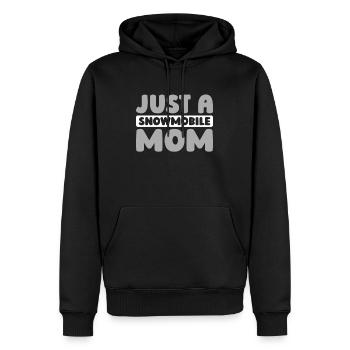 Schneemobil Motorschlitten Just A Snowmom - Sweat à capuche Premium bio Homme - noir - Devant - Nico (187cm)