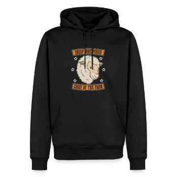 Shepherd Sheep Chief of the Farm - Men’s Premium Organic Hoodie - black - Front - Nico (187cm)