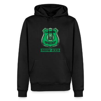 Rasenmäher Mähen - Männer Premium Bio Hoodie - Schwarz - Vorne - Nico (187cm)