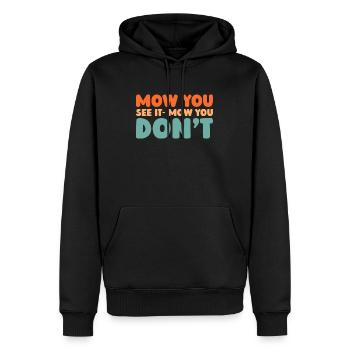 Rasenmäher Mähen - Männer Premium Bio Hoodie - Schwarz - Vorne - Nico (187cm)
