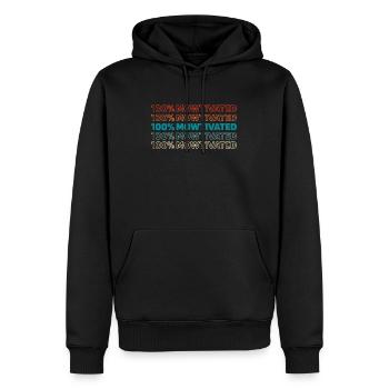 Rasenmäher Mähen - Männer Premium Bio Hoodie - Schwarz - Vorne - Nico (187cm)