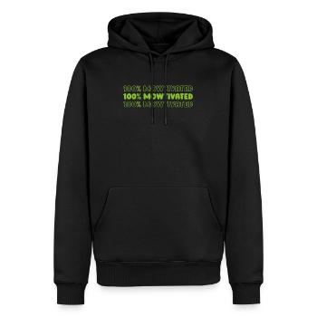 Rasenmäher Mähen - Männer Premium Bio Hoodie - Schwarz - Vorne - Nico (187cm)