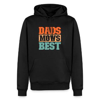 Rasenmäher Mähen - Männer Premium Bio Hoodie - Schwarz - Vorne - Nico (187cm)