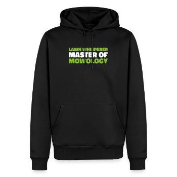 Rasenmäher Mähen - Männer Premium Bio Hoodie - Schwarz - Vorne - Nico (187cm)