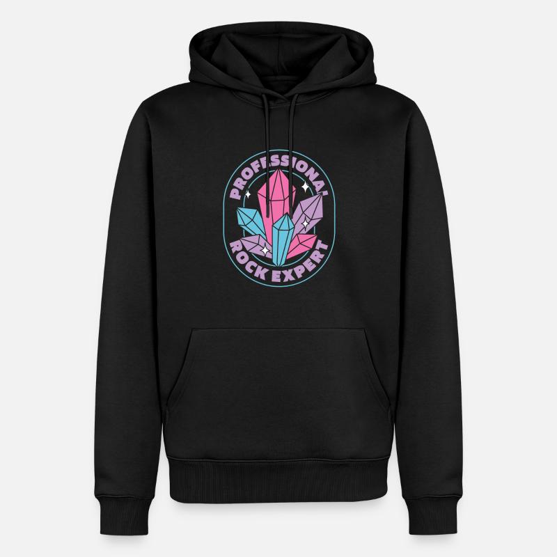 Géologue géologue - Sweat à capuche Premium bio Homme - noir