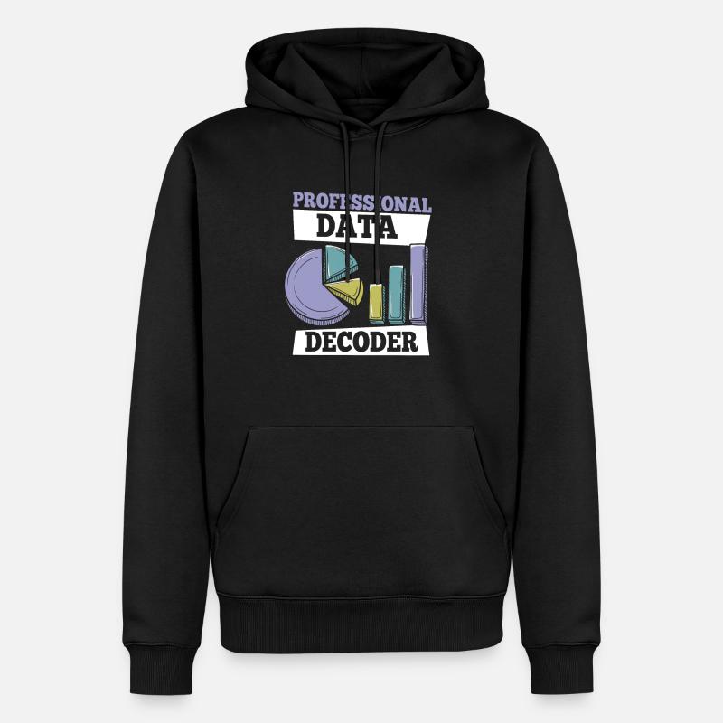 Data Science Data Analyst - Männer Premium Bio Hoodie - Schwarz