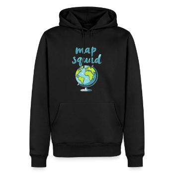 Geographie Geograf Kader - Männer Premium Bio Hoodie - Schwarz - Vorne - Nico (187cm)