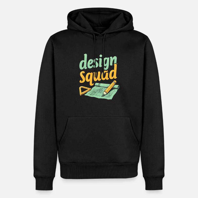 Escouade du génie - Sweat à capuche Premium bio Homme - noir