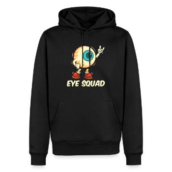 Ophthalmologist Kader - Men’s Premium Organic Hoodie - black - Front - Nico (187cm)