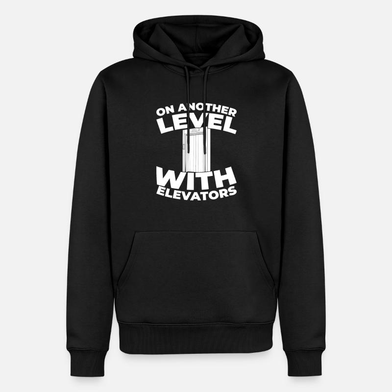 Elevator Elevator - Men’s Premium Organic Hoodie - black