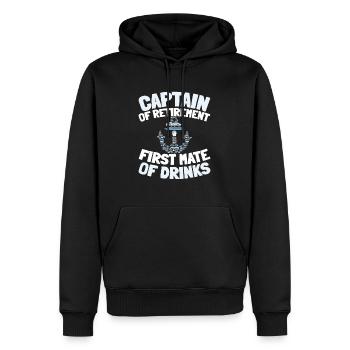 Kreuzfahrt Retired Retirement - Männer Premium Bio Hoodie - Schwarz - Vorne - Nico (187cm)