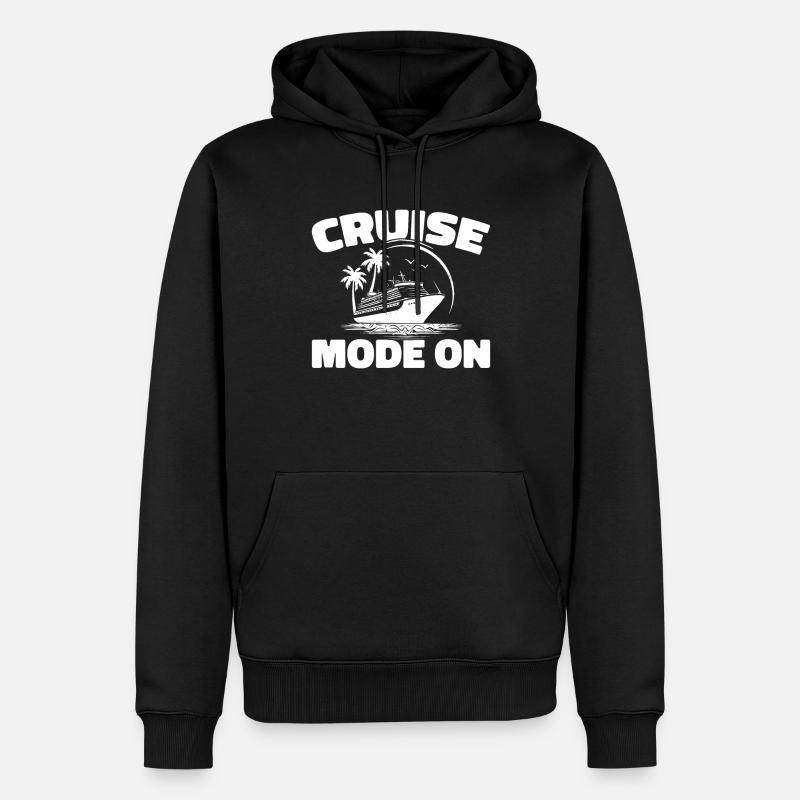 Kreuzfahrt - Männer Premium Bio Hoodie - Schwarz