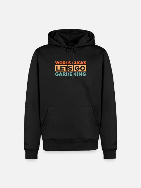 Hobby Gardener Garden - Men’s Premium Organic Hoodie - black
