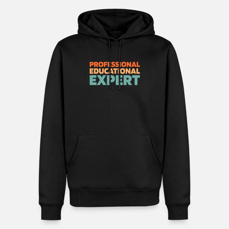 Pädagoge - Männer Premium Bio Hoodie - Schwarz