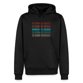 Biochemiker Kader - Männer Premium Bio Hoodie - Schwarz - Vorne - Nico (187cm)