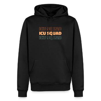 Database Architect Kader - Men’s Premium Organic Hoodie - black - Front - Nico (187cm)