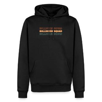 Kassierer Kader - Männer Premium Bio Hoodie - Schwarz - Vorne - Nico (187cm)