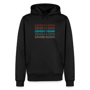 Bouchers, bouchers, abatteurs, cadres - Sweat à capuche Premium bio Homme - noir - Devant - Nico (187cm)