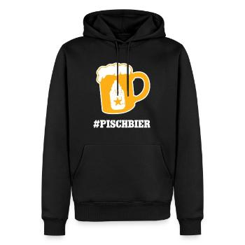 Pischbier Babybier Eltern Papa Werden Babyparty - Männer Premium Bio Hoodie - Schwarz - Vorne - Nico (187cm)