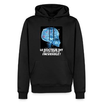 Video Games Radio Skull Skeleton Gamer Controller - Men’s Premium Organic Hoodie - black - Front - Nico (187cm)