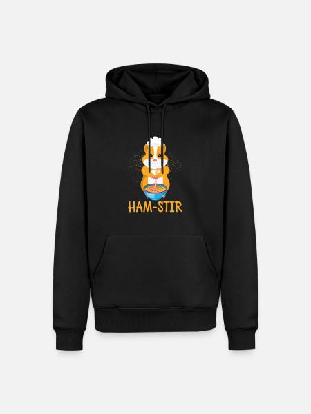 hamster - Sweat à capuche Premium bio Homme - noir