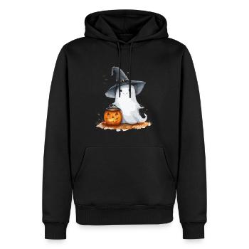 Cadeau d’Halloween Femmes Hommes Enfants Décoration - Sweat à capuche Premium bio Homme - noir - Devant - Nico (187cm)