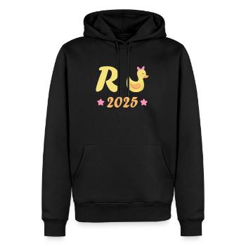 Ente Rente 2025 Pension Ruhestand Opa Oma Rentner - Männer Premium Bio Hoodie - Schwarz - Vorne - Nico (187cm)
