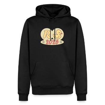 Ente Rente 2025 Pension Ruhestand Opa Oma Rentner - Männer Premium Bio Hoodie - Schwarz - Vorne - Nico (187cm)
