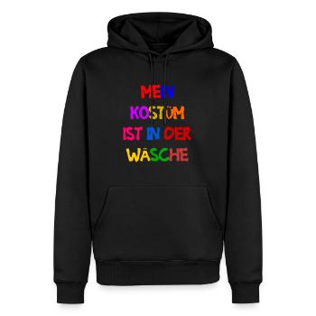 Costume de Carnaval Cadeau Femme Carnaval Carnaval - Sweat à capuche Premium bio Homme - noir - Devant - Nico (187cm)