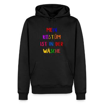 Costume de Carnaval Cadeau Femme Carnaval Carnaval - Sweat à capuche Premium bio Homme - noir - Devant - Nico (187cm)