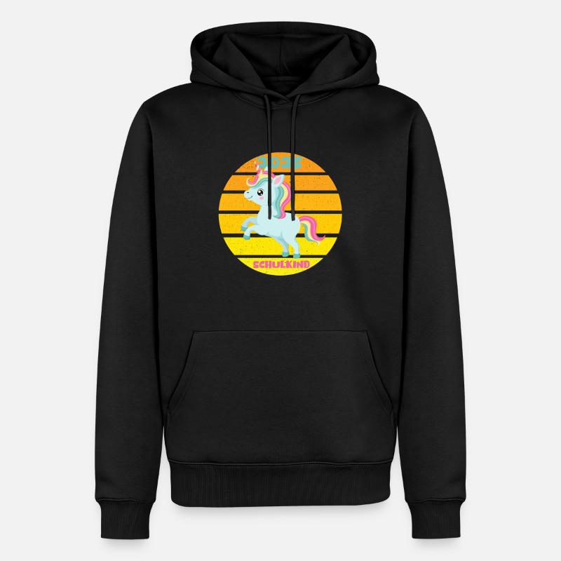 Schulkind 2025 Junge Mädchen Einschulung 2025 Deko - Männer Premium Bio Hoodie - Schwarz
