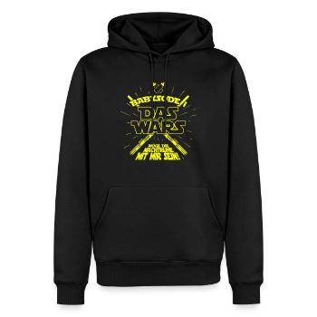 Babysode 1 Das wars Baby Mama Papa Schwangerschaft - Männer Premium Bio Hoodie - Schwarz - Vorne - Nico (187cm)