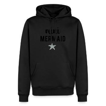 Mini Mermaid - Männer Premium Bio Hoodie - Schwarz - Vorne - Nico (187cm)