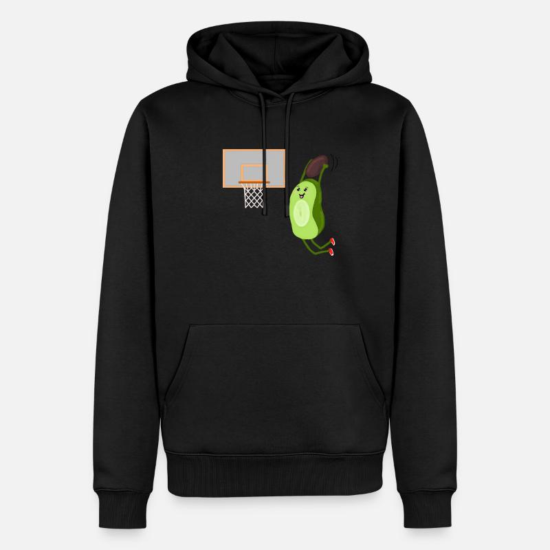 Trempage de l’avocat - Sweat à capuche Premium bio Homme - noir