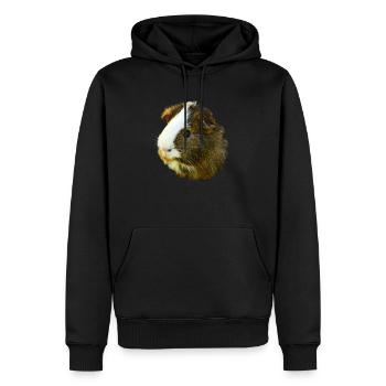 Cochon d’Inde Animal mignon Rongeur Cochon animal Cochon - Sweat à capuche Premium bio Homme - noir - Devant - Nico (187cm)